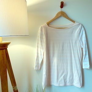 Merona Boatneck 3/4 Tee